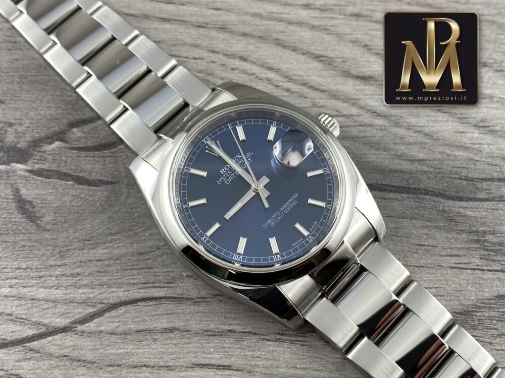 Rolex datejust 116200 usato mpreziosi orologi