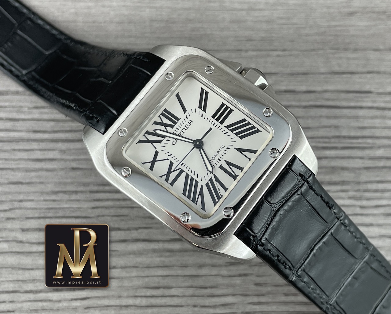 Cinturino originale store cartier santos 100