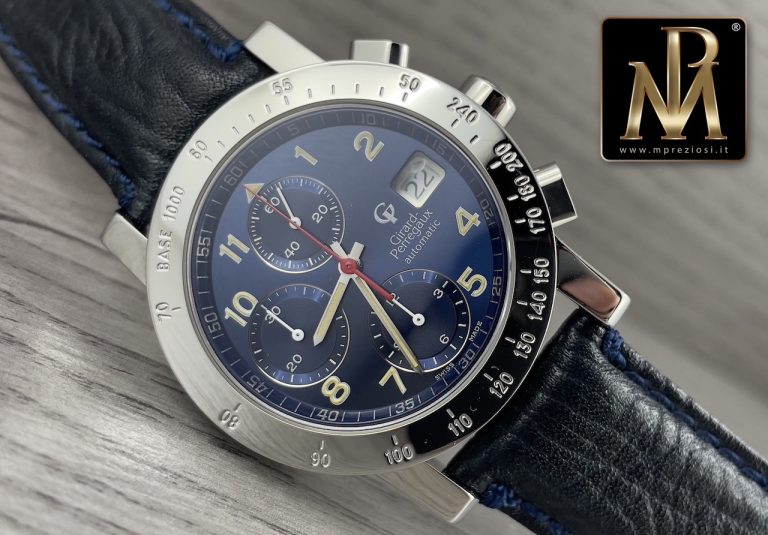 Girard Perregaux GP7000 blue dial mpreziosi orologi
